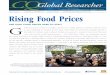 CQGR Rising Food Prices - Earth Policy · PDF fileArab Spring began in a rural area where a drought and ... economists blame commodities speculators and the rising demand for biofuels