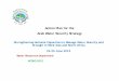 Action Plan for the Arab Water Security Strategy · PDF fileAction Plan for the Arab Water Security Strategy Strengthening National Capacities to Manage Water Scarcity and Drought
