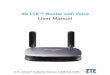 4G LTE™ Router with Voice User Manual - Best Cell Phone ... · PDF file4G LTE™ Router with Voice User Manual U.S. Cellular ... With Call Forwarding you can forward the calls to