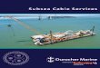 Subsea Cable Services - Kokosing Industrialkokosingindustrial.com/wp-content/uploads/2015/08/Durocher-Marine... · Subsea Cable Services ... backﬁlling, and vault installation
