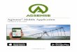 AgSense Mobile Application - WagNet · PDF file7 Navigate AgSense mobile on iOS ... a detailed look into the AgSense mobile application. Below you will ﬁnd a description of available