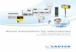 Room automation for laboratories - SAUTER Controls · PDF fileRoom automation for laboratories Safety and a pleasant climate for life sciences and the healthcare sector