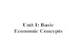 UNIT 1: Basic Economic Concepts - CVUSD HomeEconomics is the study of _____. • Economics is the science of scarcity. • Scarcity is the condition in which our wants are greater