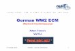 German WW2 ECM - North Shore Amateur Radio · PDF file17 October 2013 NSARC – German WW2 ECM 3 Scope of presentation Detection, interception & analysis Communications vs. radar monitoring