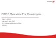 R12.2 Overview For Developers -   · PDF file– From Oracle database 11gR2 onwards, ... • SQL Statement which produced this data: ... Admin Scripts Home :