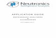 APPLICATION GUIDE - Neutronics Refrigerant Analysis · PDF fileNeutronics Refrigerant Analysis Application Guide October 2017 Page 2 ... (VDA Europe) 8 ... Warranty: One Year A