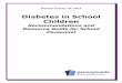 Diabetes in School Children - Pennsylvania Department of ... Health/School Health/Documents/Chronic Disea… · 2 Introduction For students with diabetes, major advances in diabetes