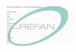 We provide products of the following suppliers - REFAN CO · PDF fileProducts Analysetechnik . Programma . Prominent . Proxitron