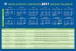 DEKALB COUNTY SANITATION 2017 HOLIDAY … Holiday Collection... · HOLIDAY HOLIDAY OBSERVED COLLECTION SCHEDULE New Year’s Day MONDAY, JANUARY 2, 2017 No collection services on