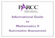 Informational Guide to Mathematics II Summative … II Informational Guide.pdf · Informational Guide to Mathematics II Summative Assessment ... Frameworks v.3.0 for ... grade/course