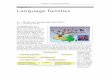 Chapter Language families - Forsiden · PDF fileChapter 5: Language families 2 The American missionary organization SUMMER INSTITUTE OF LINGUISTICS (SIL) publishes regu-larly new editions