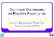 Common Flexible Pavement Distresses - · PDF fileCommon Flexible Pavement Distresses. zCracking zDeformation zDeterioration ... skin or chicken wire. Therefore, it is also referred