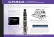 Welcome to NAMM! - Yamaha Corporation - · PDF fileYamaha Delivers a Higher Standard with YCL-CSVR Custom Clarinets The YCL-CSVR clarinet is the result of years of development dedicated