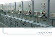 ACTOM MEDIUM VOLTAGE  · PDF fileMEDIUM VOLTAGE SWITCHGEAR - UP TO 24kV A division of ACTOM Pty Ltd . ACTOM Switchgear is a leading local designer, manufacturer and supplier of