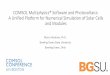 COMSOL Multiphysics® Software and Photovoltaics: A · PDF fileCOMSOL Multiphysics® Software and Photovoltaics: A Unified Platform for Numerical Simulation of Solar Cells and Modules