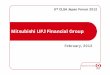 Mitsubishi UFJ Financial Group - · PDF fileplans of Mitsubishi UFJ Financial Group, Inc. ... Japanese securities reports and annual reports, ... accounting standards generally accepted