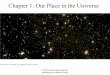 Chapter 1: Our Place in the Universe - Main Page - · PDF fileChapter 1: Our Place in the Universe ... ten billion-to-one scale ... • On a cosmic calendar that compresses the history