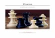 CHESS -  · PDF fileChess, unlike many other games, does not involve chance. It does not hinge on the roll of dice or which card is drawn. ... the colored piece selected will be