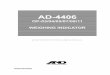 AD-4406 - A&D · PDF fileAD-4406 Weighing Indicator Page 3 1. Compliance 1.1. Compliance with FCC Rules Please note that this equipment generates, uses and can radiate radio frequency