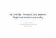 15-388/688 -Practical Data Science: Graph and network ... · PDF file# also add_node(), remove_node(), add_nodes_form(), remove_nodes_from() Nodes/edges and properties NetworkXuses