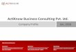 ActiKnow Business Consulting Pvt. Ltd. · PDF fileAll rights reserved with ActiKnow Business Consulting Pvt. Ltd ... Back-End Excel/Access ... On a total portfolio of 4,50,000 customers