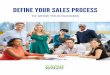 DEFINE YOUR SALES PROCESS - Fast and Flexible Small ... · PDF fileDefine Your Sales Process to row Your Business 2 DEFINE YOUR SALES PROCESS ... order to continue growing your 