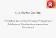 Our Rights On Site - decentwork.org.uk fileGeneral Conditions of the MDB Harmonised Edition of the FIDIC ... MDB Supplement to Contracts Guide available . Conditions of Contract for