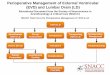 Perioperative Management of External Ventricular and ... · PDF filePerioperative Management of External Ventricular ... Patient Preparation ... Acute ischemic cerebellar stroke in