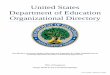 Department of Education Organizational Directory (PDF) · PDF fileDepartment of Education Organizational Directory ... Department of Education Organizational Directory . EG . ... EH