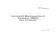 Incident Management System (IMS) for Ontario · PDF file · 2016-07-18Intentionally left blank Preamble Page ii Incident Management System for Ontario, December 2008