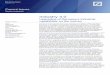 Industry 4.0: Upgrading of Germany’s industrial ... · PDF fileimportant features in a modern, ... small and medium-sized companies involved in international ... Development of economic