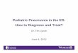 Pediatric Pneumonia in the ED: How to Diagnose and Treat?caep.ca/sites/caep.ca/files/caep/files/june4.pdf · Burden of DiseaseBurden of Disease • Pneumonia is theis the single greatestsingle