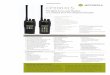 SPECIFICATION SHEET CP200 XLS - Crosspoint · PDF file• User-Editable Standard TPL/DPL Codes • User-Editable Scan List • Lights On/Off • Tones On/Off ... XLS UHF RF Output