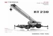 Rough Terrain Crane imperial - · PDF fileStandard ASME B30.5 Notes to lifting capacity Lifting capacities do not exceed 85% of tipping load. Weight of hook blocks and slings is part