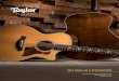 2015 PRICE LIST & SPECIFICATIONS - Taylor Guitars · PDF file2015 PRICE LIST & SPECIFICATIONS. Understanding Acoustic Model ... All guitar models within each series share the same