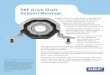 SKF Drive Shaft Support · PDF fileand sealed with metal reinforced seals to prevent contamination. Rubber support cushions ... Various HD trks.; Various Drive Lines 1958-1964 Chevrolet