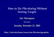 How to Do File-sharing Without Getting Caughtweb.mit.edu/kenta/www/one/file-sharing-splash/splash-filesharing.pdf · How to Do File-sharing Without Getting Caught Ken Takusagawa ESP