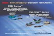 NEW Innovative Vacuum Solutions - Vaccon Vacuum · PDF fileNEW Innovative Vacuum Solutions Venturi Vacuum Cartridges and Pumps Replace Clogged Multi-Stage Pumps ... design with no
