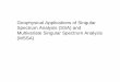 Geophysical Applications of Singular Spectrum Analysis ... · PDF fileGeophysical Applications of Singular Spectrum Analysis ... The time series of r indicates the daily fraction of