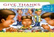 Give thanks to the Lord - World Harvest · PDF fileOERIEWLESSON Give thanks to the Lord ... I want you to take the time ... Thank You for sending your one and only son Jesus Christ