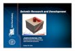 Seismic Research and Development - Department of Energy · PDF file•Provide an overview of collaborative INL seismic research and development activities 2 ... Research and Development