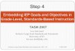 Embedding IEP Goals and Objectives in Grade-Level · PDF fileGrade -Level , Standards -Based Instruction TASH 2007 Lou-Ann Land Inclusive Large Scale Standards and Assessment University