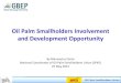 Oil Palm Smallholders Involvement and Development · PDF fileOil Palm Smallholders Involvement and Development Opportunity By Mansuetus Darto ... • Create and Empower Smallholders