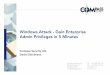 Windows Attack -Gain Enterprise Admin Privileges in 5 · PDF fileWindows Attack -Gain Enterprise Admin Privileges in 5 Minutes Tel +41 55-214 41 60 Fax +41 55-214 41 61 team@csnc.ch