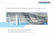 WASTE WATER Solutions - Huber · PDF fileWASTE WATER Solutions Mechanical Wastewater Screening –Reliable screens for any application –Fine and micro screens for separation of even