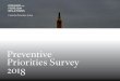 Preventive Priorities Survey 2018 - cfr.org · PDF fileSoliciting PPS Contingencies In mid-October, CPA harnessed various social media platforms to solicit suggestions about possible