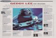 GEDDY LEE OF RUSH - Cygnus-X1. · PDF fileGEDDY LEE OF RUSH The Rush bassist and his band are marking 30 prog-rocking years ... Genesis Foxtrot ATCO. 1972 "This is a very strange,
