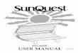 Pro 16SE USER MANUAL - Sunco tanning · PDF filePro 16SE USER MANUAL 26487-01A. 26487-01A i Limited Lifetime Warranty SunQuest® warrants your tanning unit to be free of structural