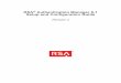 RSA Authentication Manager 8.1 Setup and Configuration Guide · PDF fileRSA Authentication Manager 8.1 Setup and Configuration Guide. ... 2 December 2014 Updated for RSA Authentication