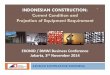 INDONESIAN CONSTRUCTION: 1 Current Condition and ... · PDF fileCurrent Condition and Projection of Equipment Requirement ... BP Konstruksi 1) ... Pipe/Box Jacking equipments 13